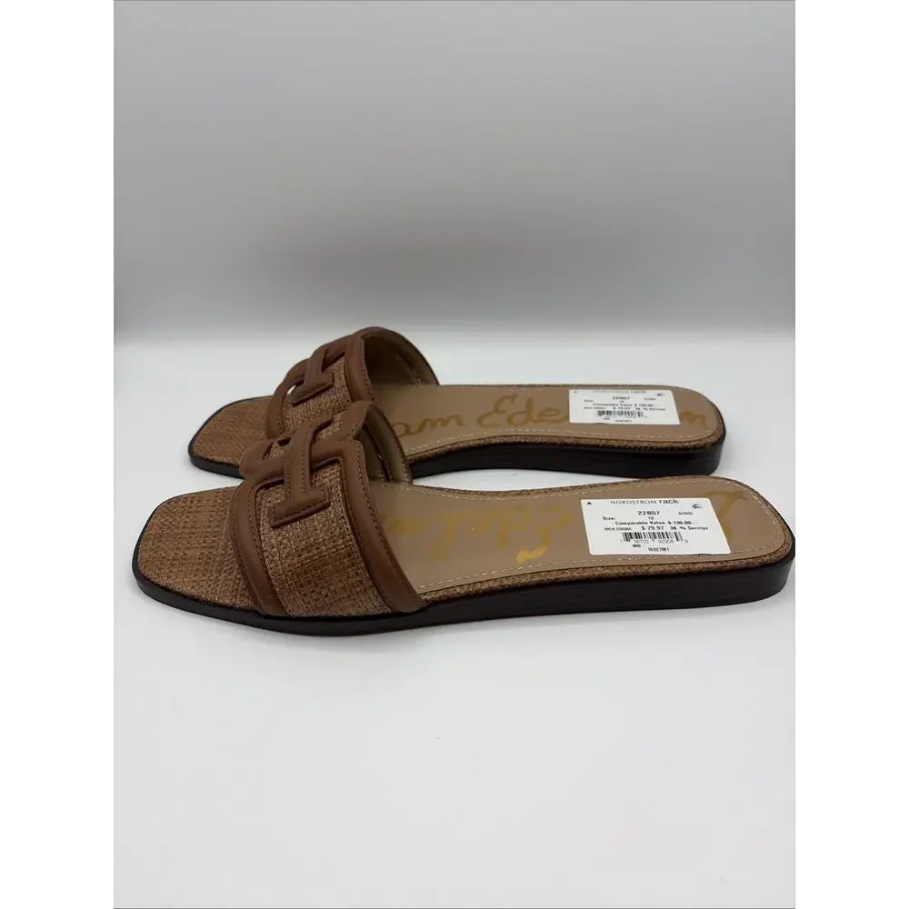 Sam Edelman Women's Irina Sandal Rich Cognac US Size 12 EU 43 NWOB